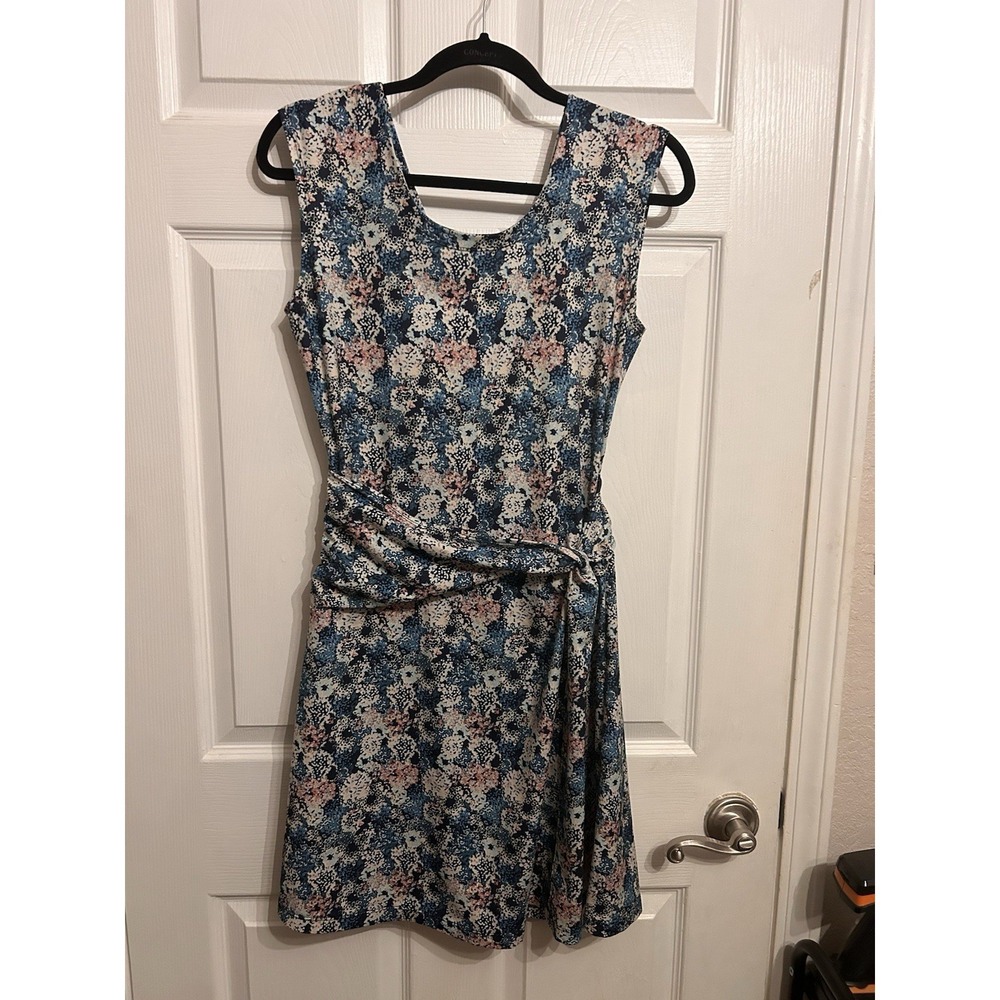 Patagonia Womens Small Seabrook Twist Dress Floral Print Stretch Summer Travel
